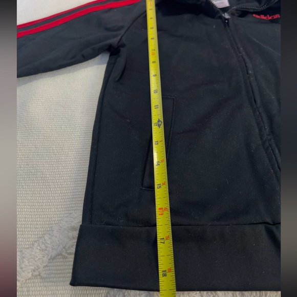 Adidas Superstar Track Jacket in black and red - Picture 7 of 7